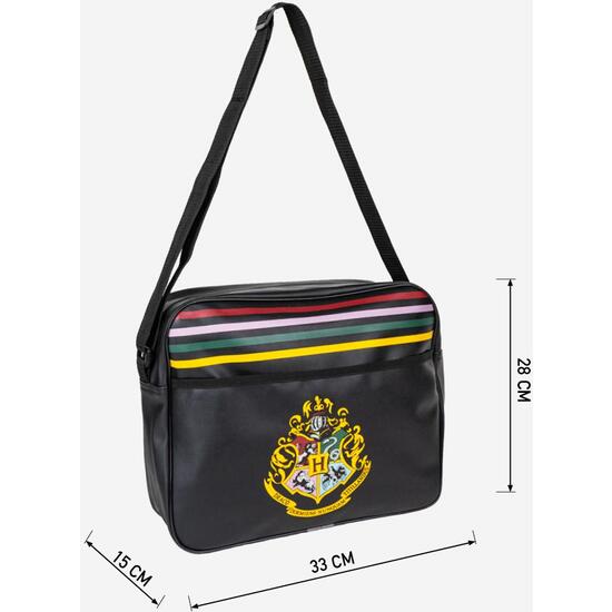 MOCHILA ESCOLAR CARTERONA HARRY POTTER HOGWARTS BLACK image 2