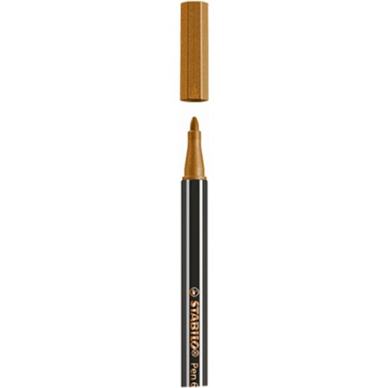 ROTULADOR PREMIUM STABILO 68 CON PUNTA DE FIBRA 1MM METALICO COLOR - COBRE 820 image 0