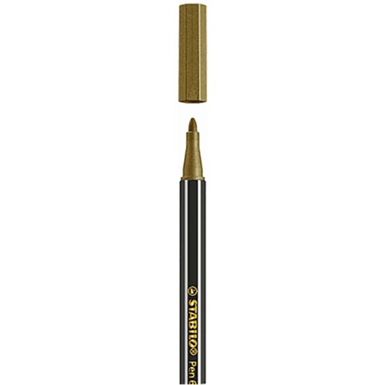 ROTULADOR PREMIUM STABILO 68 CON PUNTA DE FIBRA 1MM METALICO COLOR - ORO 810 image 0