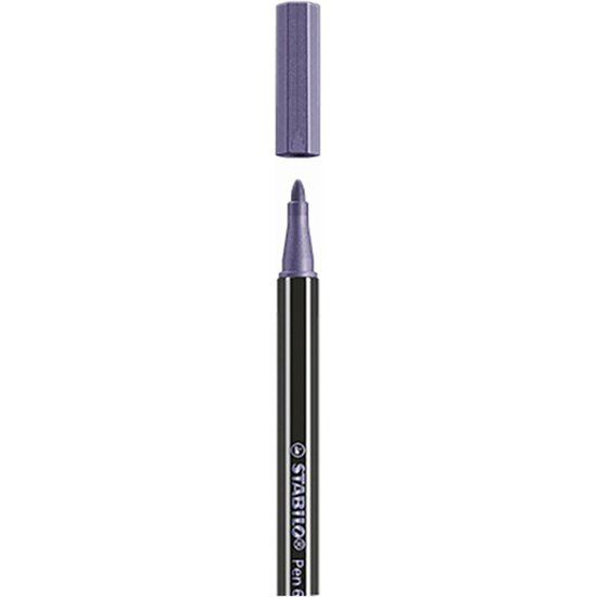 ROTULADOR PREMIUM STABILO 68 CON PUNTA DE FIBRA 1MM METALICO COLOR - VIOLETA METALICO 855 image 0