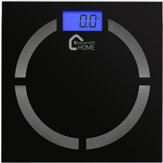 BÁSCULA INTELIGENTE BLUETOOTH NEGRA 7H SEVENON HOME  image 2