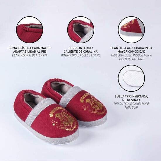 ZAPATILLAS DE CASA FRANCESITA HARRY POTTER DARK RED image 4