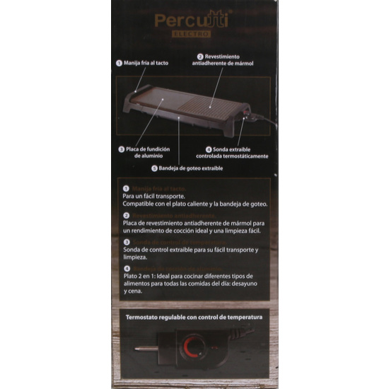 PLANCHA COCINA ELECTRICA GRILLLEGNO PERCUTTI image 2