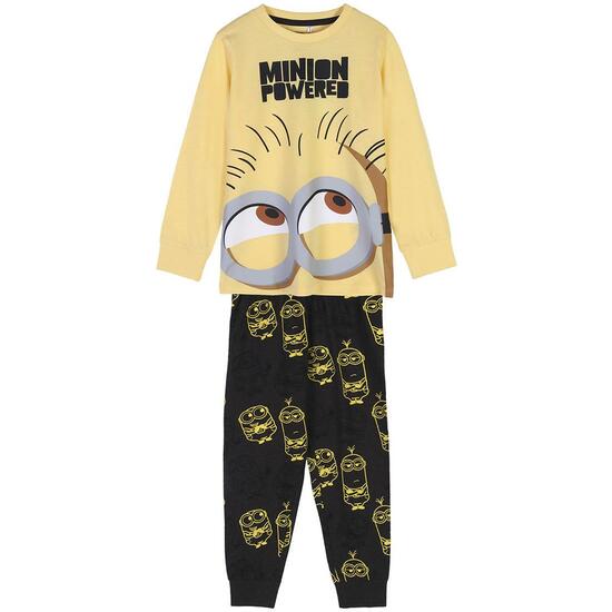 PIJAMA LARGO SINGLE JERSEY MINIONS YELLOW image 0