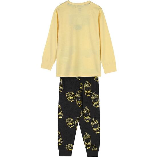 PIJAMA LARGO SINGLE JERSEY MINIONS YELLOW image 1