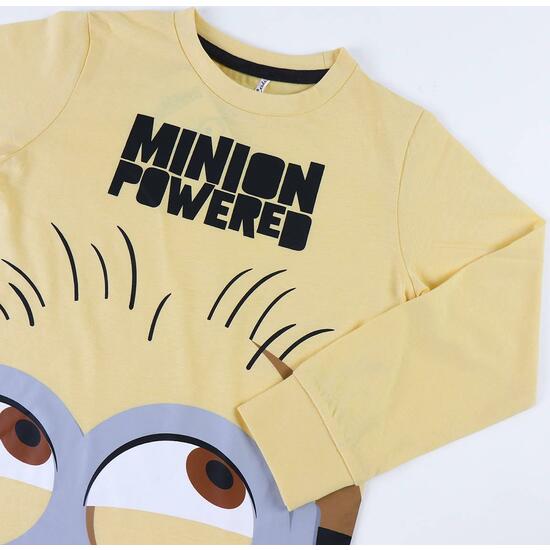 PIJAMA LARGO SINGLE JERSEY MINIONS YELLOW image 2