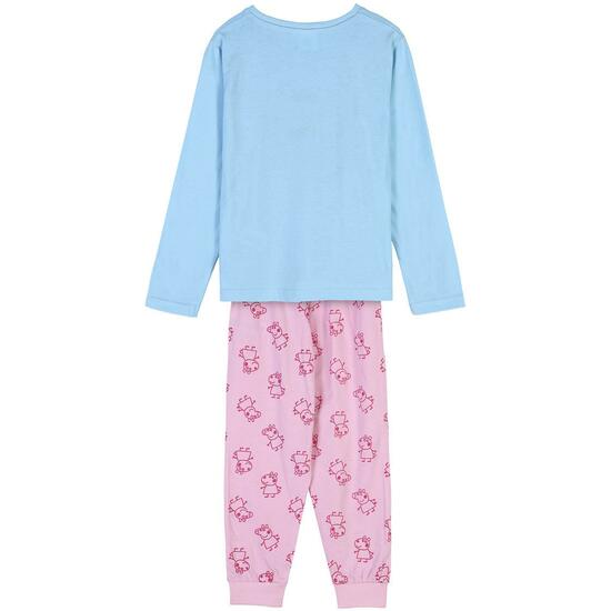 PIJAMA LARGO SINGLE JERSEY PEPPA PIG LIGHT BLUE image 1