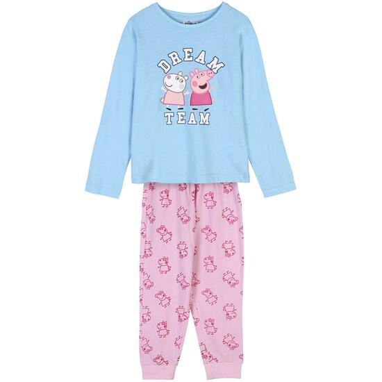 PIJAMA LARGO SINGLE JERSEY PEPPA PIG LIGHT BLUE image 0