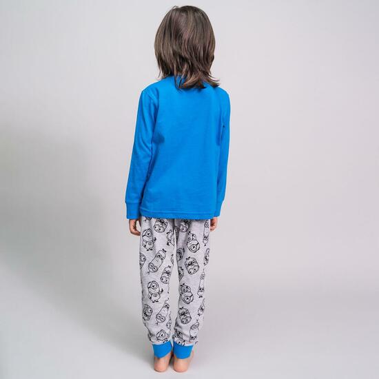 PIJAMA LARGO SINGLE JERSEY MINIONS BLUE image 4