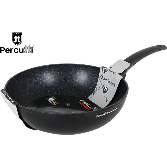 SARTEN WOK 28CM PERCUTTI NERO image 0