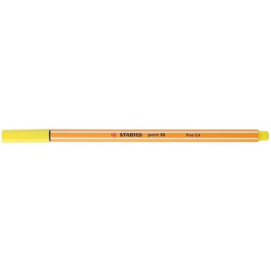 ROTULADOR ESCRITURA PUNTA FINA 0.4MM POINT88 COLOR - AMARILLO LIMON 24 image 0