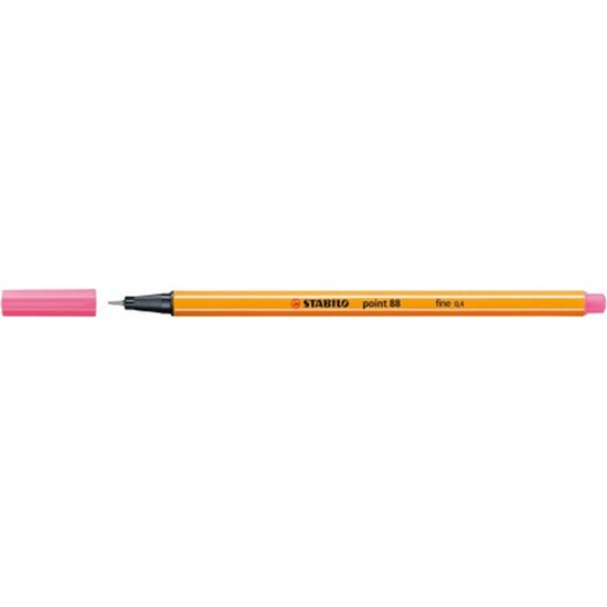 ROTULADOR ESCRITURA PUNTA FINA 0.4MM POINT88 COLOR - ROSA CLARO 29 image 0