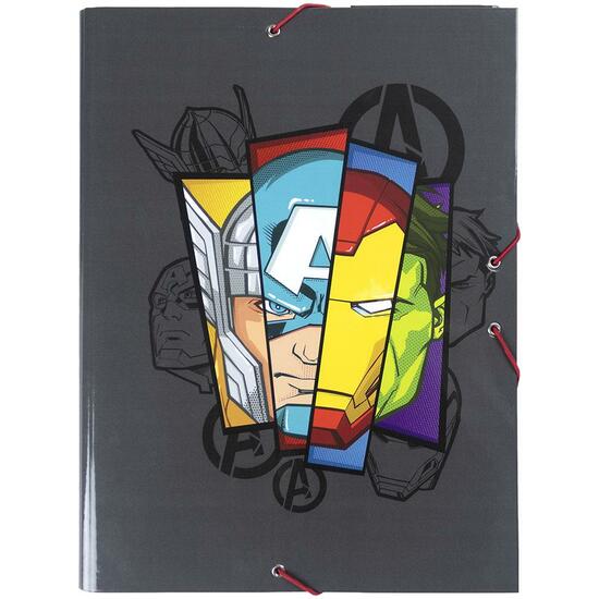 CARPETA ESCOLAR AVENGERS BLACK image 0