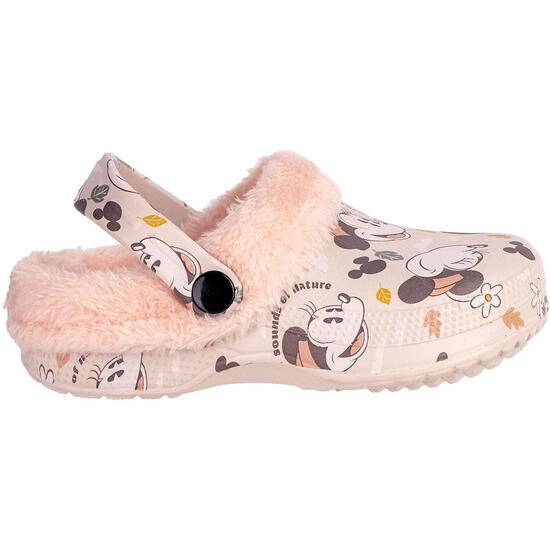 ZAPATILLAS DE CASA ZUECO BORREGUILLO MINNIE PINK image 1