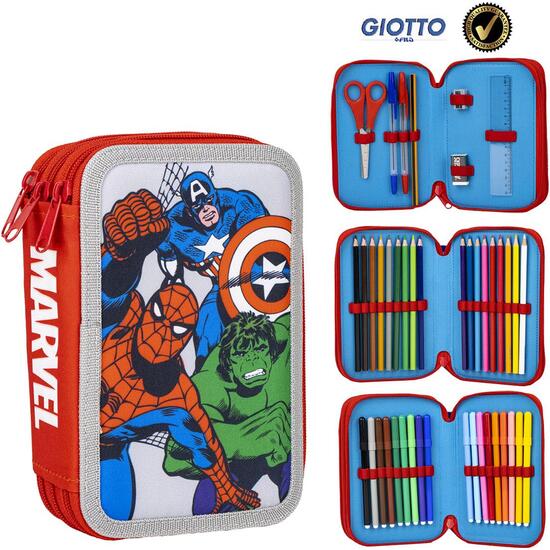 PLUMIER CON ACCESORIOS AVENGERS RED image 0