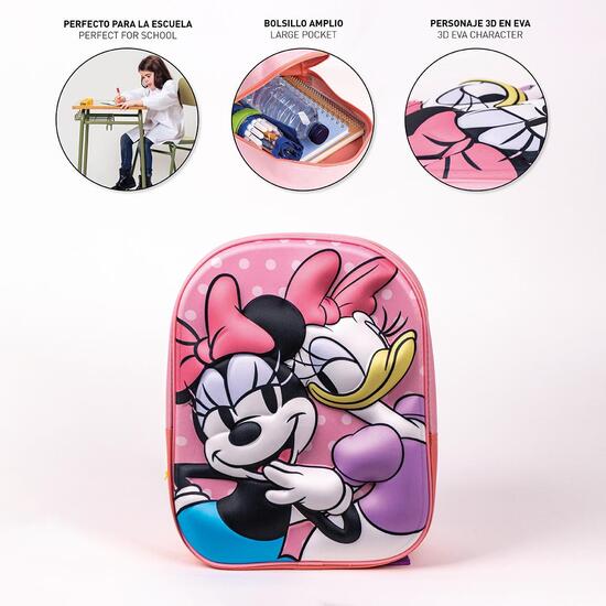 MOCHILA INFANTIL 3D MINNIE PINK image 4