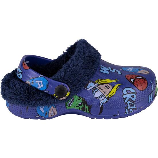 ZAPATILLAS DE CASA ZUECO BORREGUILLO AVENGERS DARK BLUE image 2