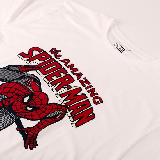 CAMISETA CORTA SINGLE JERSEY SPIDERMAN WHITE image 2