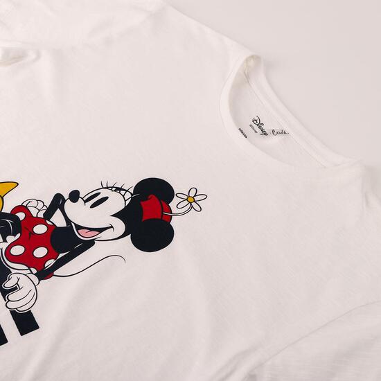 CAMISETA CORTA SINGLE JERSEY MINNIE WHITE image 2