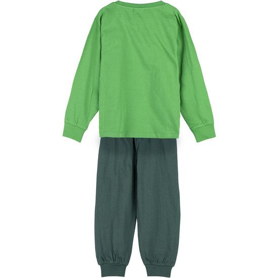 PIJAMA LARGO SINGLE JERSEY AVENGERS HULK GREEN image 1