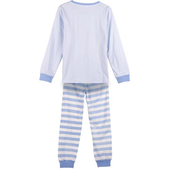 PIJAMA LARGO SINGLE JERSEY STITCH LIGHT BLUE image 1