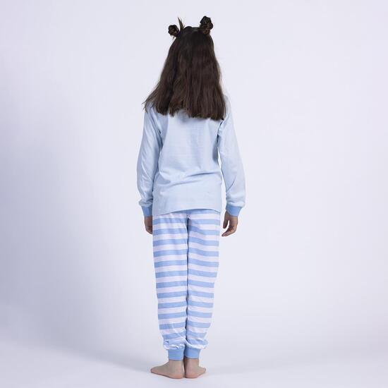 PIJAMA LARGO SINGLE JERSEY STITCH LIGHT BLUE image 4