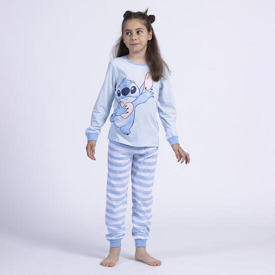 PIJAMA LARGO SINGLE JERSEY STITCH LIGHT BLUE image 3