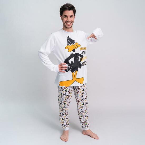 PIJAMA LARGO SINGLE JERSEY LOONEY TUNES GRAY image 3