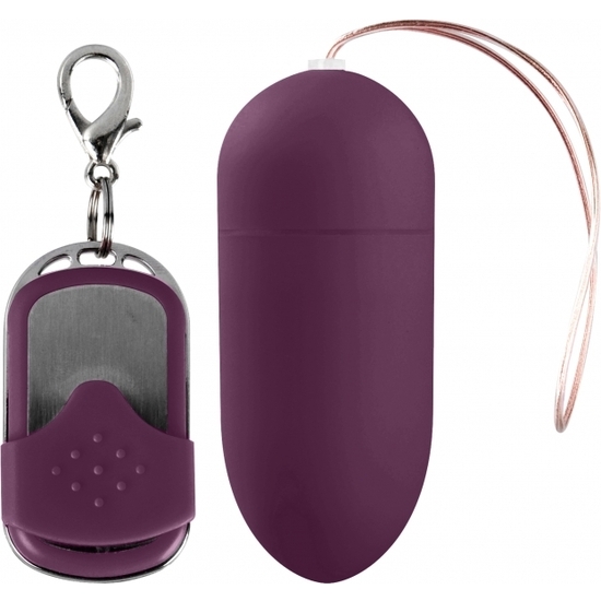VIBRATING EGG LARGE 10 SPEED REMOTE CONTROLLED PURPLE image 0