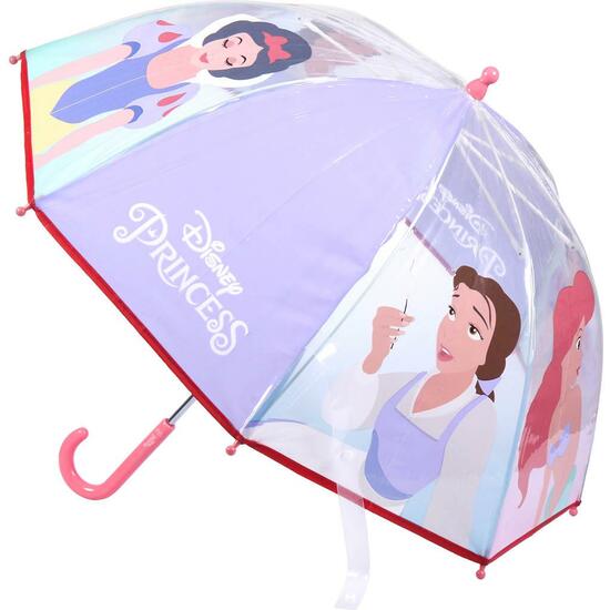PARAGUAS MANUAL POE BURBUJA PRINCESS LILAC image 0