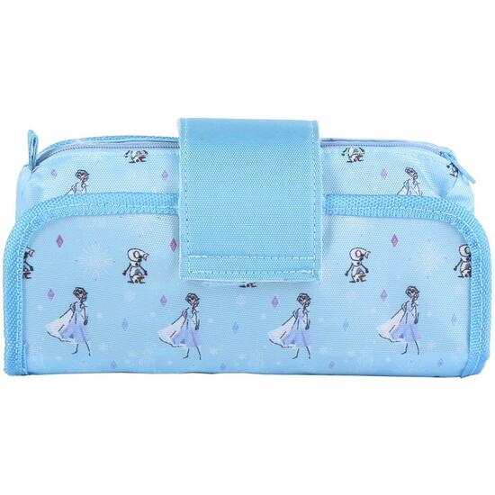 ESTUCHE PORTATODO VELCRO FROZEN II BLUE image 1