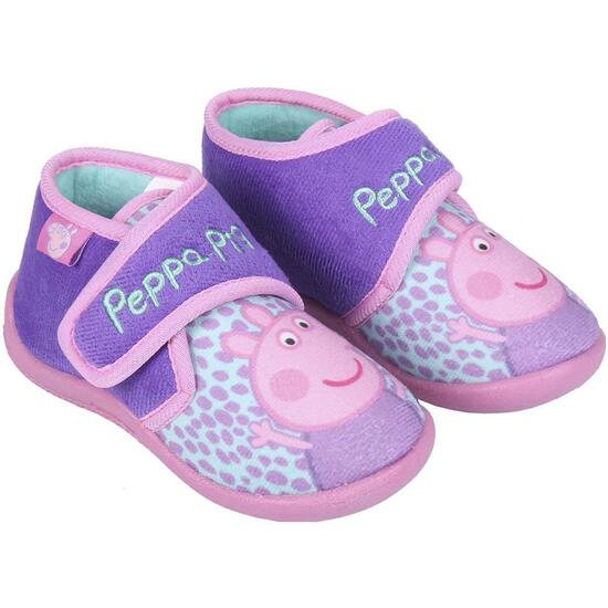 ZAPATILLAS DE CASA MEDIA BOTA PEPPA PIG PINK image 0