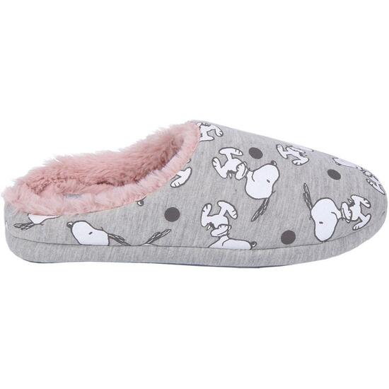 ZAPATILLAS DE CASA ABIERTA SNOOPY LIGHT GRAY image 1