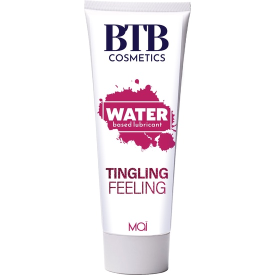 BTB WATER BASED TINGLING FEELING LUBRICANT 100ML image 0