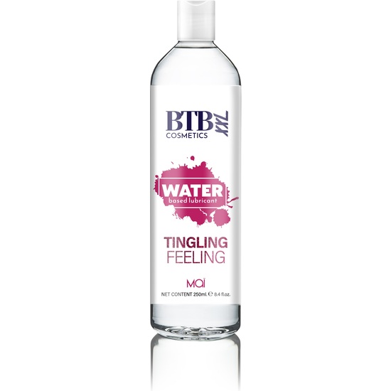 BTB WATER BASED TINGLING FEELING LUBRICANT 250ML image 0