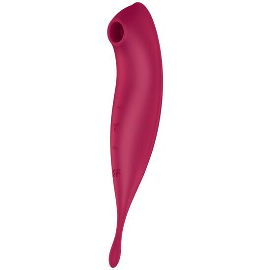 SATISFYER TWIRLING PRO+ CONNECT APP - DARK RED image 2