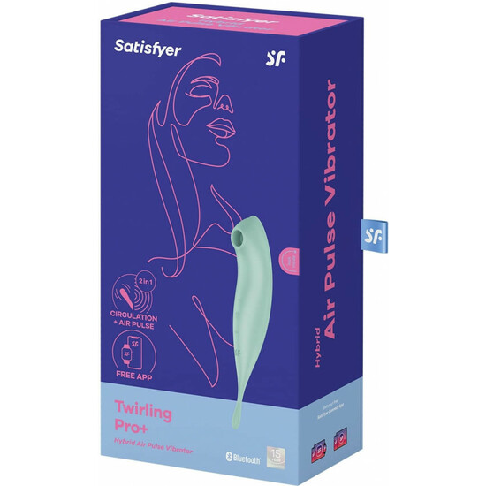 SATISFYER TWIRLING PRO+ CONNECT APP - MINT image 1