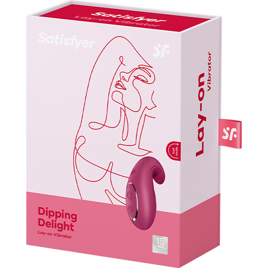 SATISFYER DIPPING DELIGHT - BERRY image 1