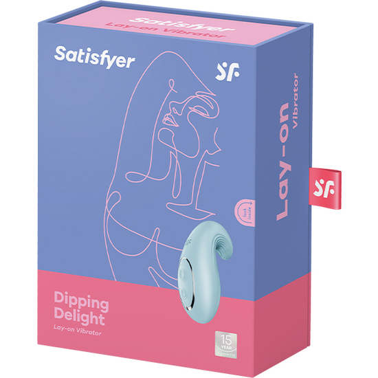 SATISFYER DIPPING DELIGHT - LIGHT BLUE image 1