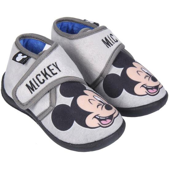 ZAPATILLAS DE CASA MEDIA BOTA MICKEY LIGHT GRAY image 0