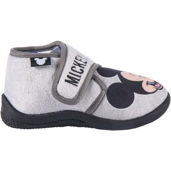 ZAPATILLAS DE CASA MEDIA BOTA MICKEY LIGHT GRAY image 1