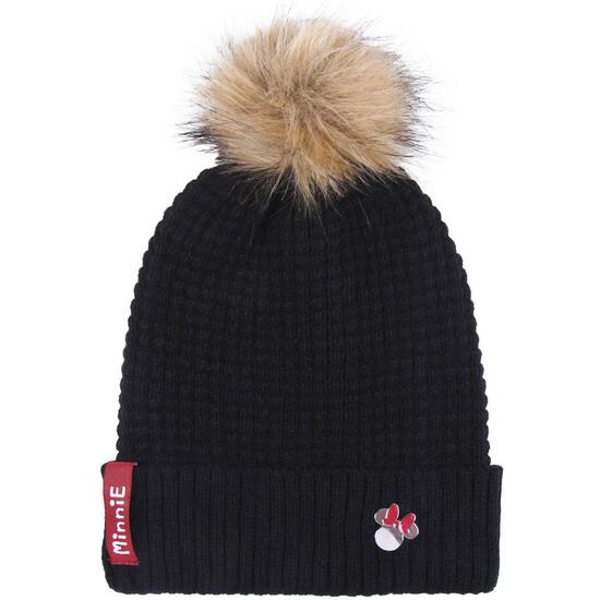 GORRO TRICOT POMPOM MINNIE BLACK image 0