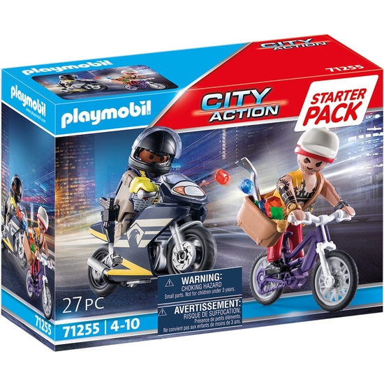 PLAYMOBIL CITY ACTION STARTER PACK FUERZAS ESPECIALES Y LADRÓN image 0