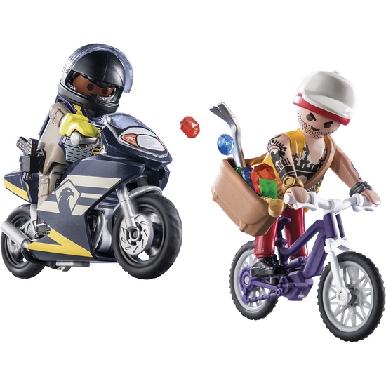 PLAYMOBIL CITY ACTION STARTER PACK FUERZAS ESPECIALES Y LADRÓN image 1