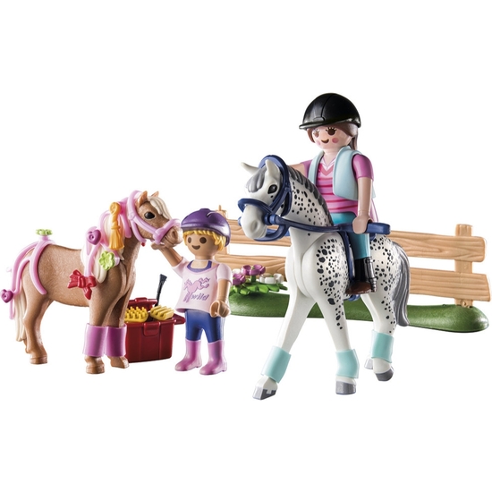 PLAYMOBIL COUNTRY STARTER PACK CUIDADO DE CABALLOS image 1