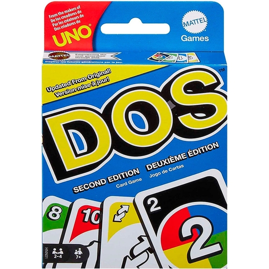 JUEGO DE CARTAS DOS DE MATTEL + 7 AÑOS image 0