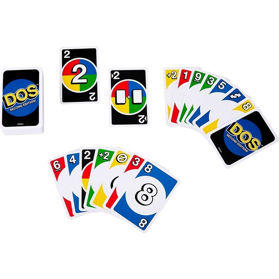 JUEGO DE CARTAS DOS DE MATTEL + 7 AÑOS image 1