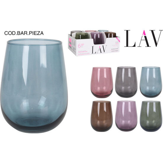 VASO 475CC GAIA COLORES PASTEL image 0