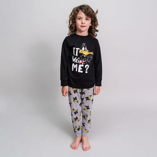 PIJAMA LARGO SINGLE JERSEY LOONEY TUNES BLACK image 3