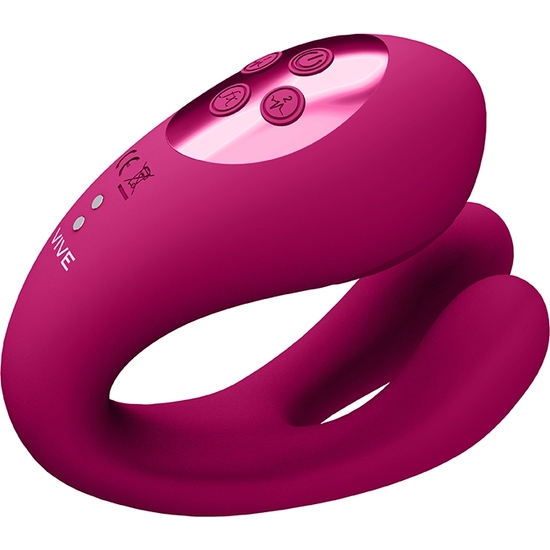 VIVE YOKO - TRIPLE ACTION VIBRATOR DUAL PRONGS WITH CLITORAL PULSE WAVE - PINK image 5